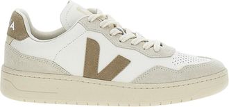 Veja White V90 Leather Sneakers