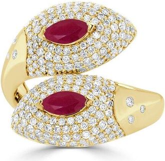 Sabrina Designs 14K 1.08 Ct. Tw. Diamond Bypass Ring