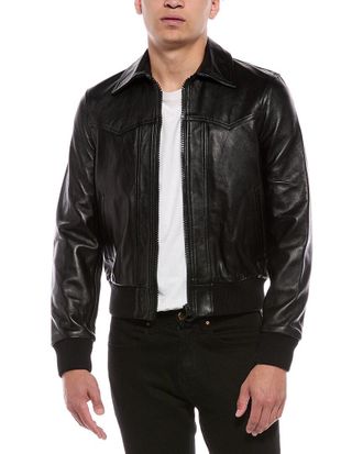 Blk Dnm Leather Jacket