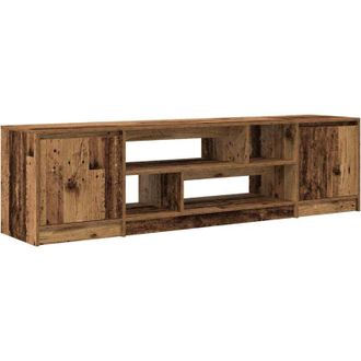 vidaXL Vidaxl - Mueble De Tv De Madera Antigua 188,5x41x50 Cm Madera Ingenier&iacute;a