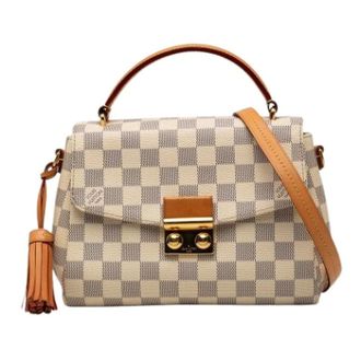Louis Vuitton Pre-owned Croisette Handtas - Dames - Pre-owned - Beige - Maat: ONE Size
