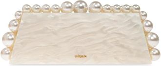 Cult Gaia Eos Lungo Clutch - Dames - Clutches - Beige - ONE Size - Tassen
