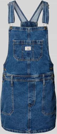 Guess Jeanskleid mit Brusttasche und Label-Detail in Jeansblau, Gr&ouml;&szlig;e XS