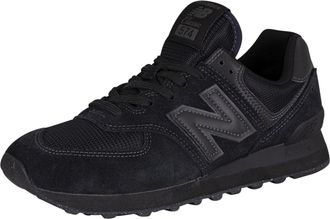 New Balance 574 Core Su&egrave;de Sneakers, Zwart