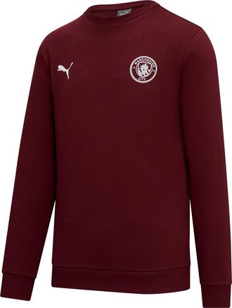 Puma Manchester City Jumper Essentials Kids - Burgundy - Size: 5/6 Years