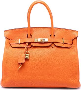 Herm&egrave;s Pre-owned Hermes Togo Birkin Retourne 35 Satchel Ladies FVKQLKD0LIKBW1X2