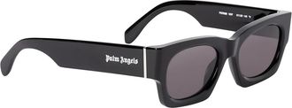 Palm Angels Bodie Grey Square Unisex Sunglasses PERI089 1007 51