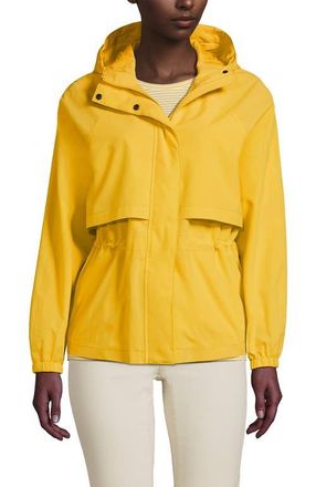 Lands End Squall Packable Rain Jacket in Goldenrod at Nordstrom, Size X-Small