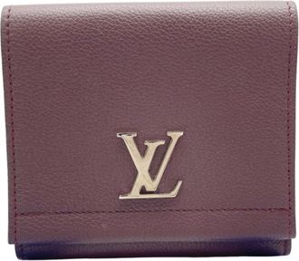 Louis Vuitton Bordeaux Leather Wallet (Bi-Fold) (Pre-Owned)