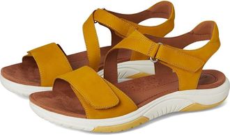 Cobb Hill Fiah Womens Sandals Yellow Nubuck : 8.5 B - Medium, Leather