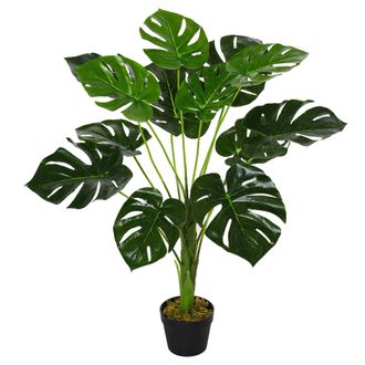 OUTSUNNY Artificial Monstera Plant Tree with Pot 85cm - Outsunny | TJ Hughes