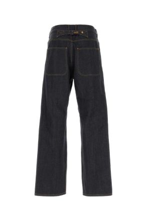 Thom Browne Mtu345sf1101 415 Navy Cotton Jean