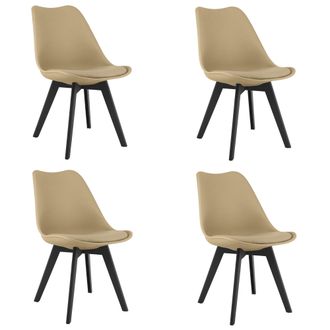 OEM Silla Mark - Beige Oscuro / Patas Negras X 4