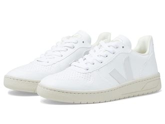 Veja V-10 Womens Shoes Full White : EU 38 (US Womens 7) M, Leather/Suede