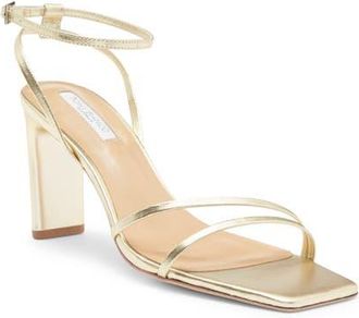 Tony Bianco Corso Ankle Strap Sandal in Gold Nappa Metallic at Nordstrom, Size 6.5