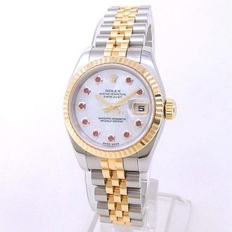 Rolex Pre-owned Rolex Datejust Automatic Chronometer Diamond Ladies Watch 179173 MDJ
