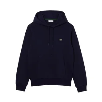 Lacoste Hoodies, male, Blue, 2XL, Brushed Cotton Hoodie