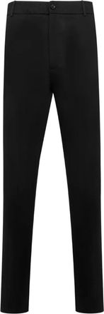 Moncler logo-patch trousers - Black