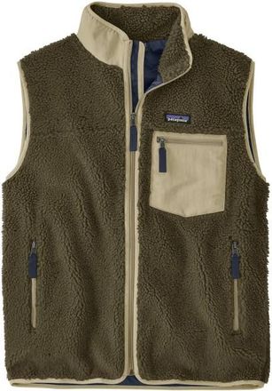 Patagonia Classic Retro-X Vest Fleecegilet f&uuml;r Herren | braun/oliv