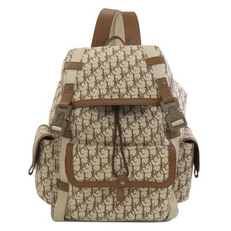 Dior Brown Canvas Backpack (Pre-Owned)
