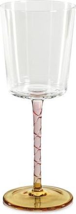 Zodax Sachi Set of 4 White Wine Glasses in Amber/Pink at Nordstrom Rack