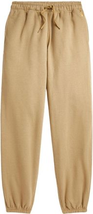 Polo Ralph Lauren drawstring track pants - women - Cotton - M - Neutrals