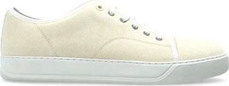 Lanvin Dbb 1 Sneakers - Heren - Sneakers - Beige - 42 EU - Leer - Schoenen