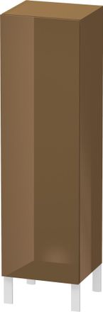 Duravit Armario Semi Alto Duravit L-cube, Anchura 400mm, Profundidad 363mm, 1 Puerta, Abatible A La Izquierda, Color: Marr&oacute;n Oliva Laca Alto Brillo - Lc1178l6