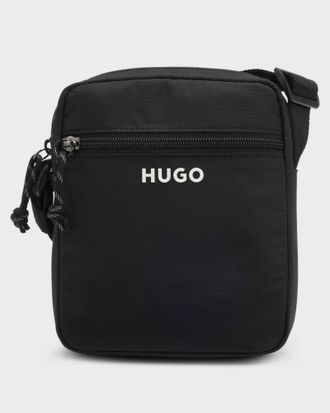 HUGO BOSS Everett Schoudertas in Zwart