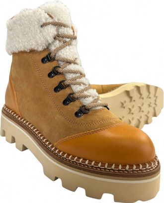 Montelliana Womens Isolde Hiker Boot In Seagale