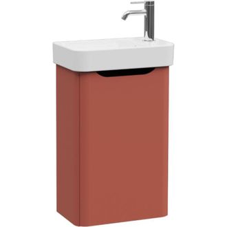 Vitra Mueble Lavabo Vitra Sento Round De Terracota Con Encimera De Cer&aacute;mica De 45 Cm