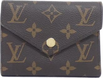 Louis Vuitton Marron Monogram Monogram Wallet (Bi-Fold) (Pre-Owned)
