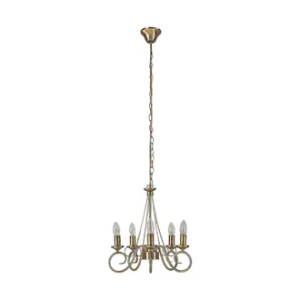 Lindby L&aacute;mpara De Ara&ntilde;a marnia En Bronce Metal - Lindby