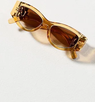 I-SEA Rectangle Jelly Translucent Sunglasses