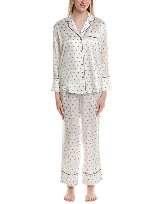 Petite Plume 2Pc Silk Pajama Set