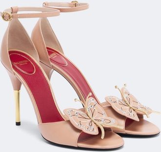 Valentino Garavani Flutterby embellished leather sandals