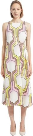 Marella Elegante Jurken Collectie Groot - Dames - Casual kleedjes - Veelkleurig - S - Polyester - Kleedjes