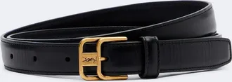 Saint Laurent Cassandre leather belt