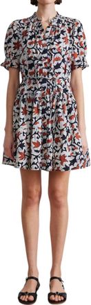 Apiece Apart Las Alturas Mini Dress In La Vid Batik Spice