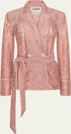 L'agence Jordana Floral Lace Blazer