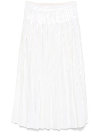 P.A.R.O.S.H. Godot maxi skirt - White