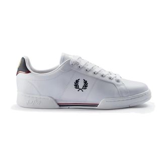 Fred Perry Schoenen, Heren, Wit, 43 EU, Leer, B722 Sneakers