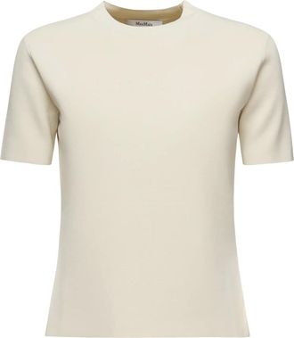 Max Mara Tops, Dames, Beige, S, Segale T-shirt