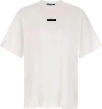 Dolce & Gabbana Hombre, Camisetas, Blanco, Talla: L