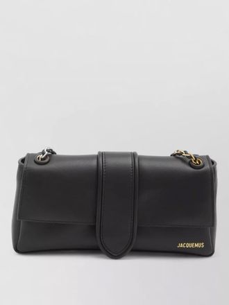 Jacquemus bambino chain shoulder bag lambskin leather