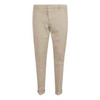 Dondup Slim-fit Trousers, male, Beige, Size: W33 Pantalone Gaubert