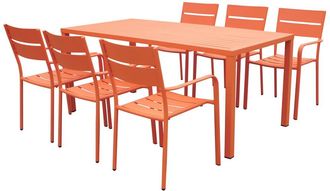 Pangea Home 7Pc South Beach Dining Set