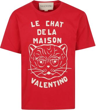Valentino T-shirt Le Chat De La Maison