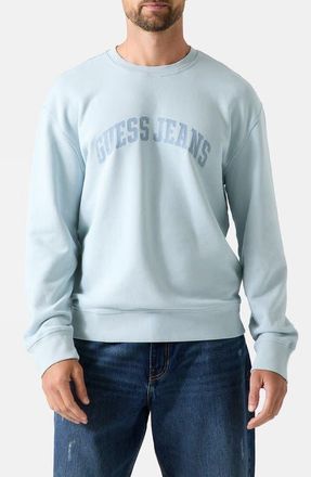 Guess Cotton Crewneck Graphic Sweatshirt in Fb5I-Mediu at Nordstrom, Size Xx-Large
