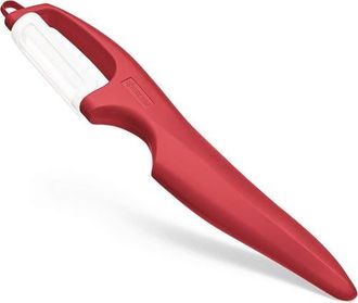 Kyocera Advanced Ceramic Vertical Double Edge Blade Vegetable Peeler in Red at Nordstrom
